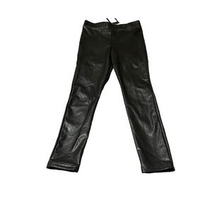 New Art Class Girl’s Faux Leather Black Leggings Size 10/12 NWT